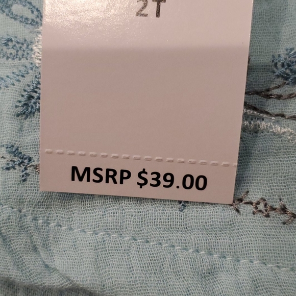 NWT 2T girl Jessica Simpson beautiful blue outfit - Picture 8 of 16